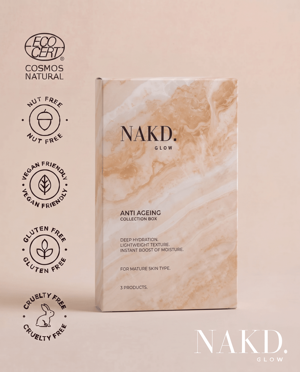 Anti-Ageing Collection Box - NAKD-Glow® by Vaulture