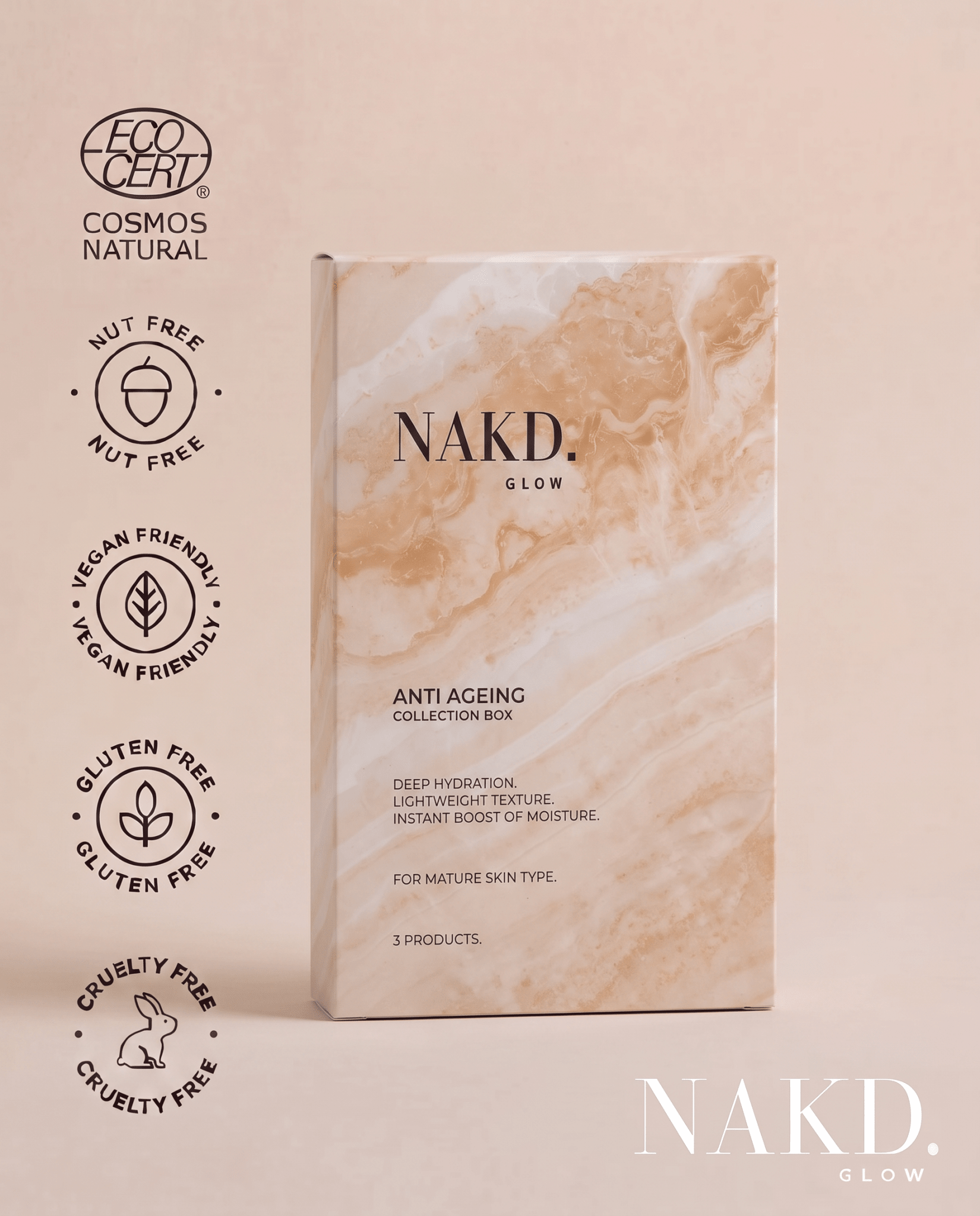 Anti-Ageing Collection Box - NAKD-Glow® by Vaulture