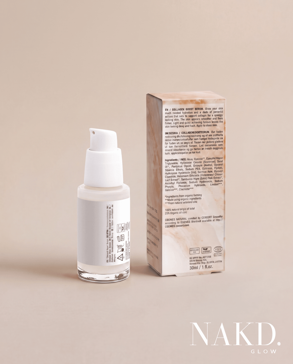 Collagen Boost Serum - NAKD-Glow® by Vaulture