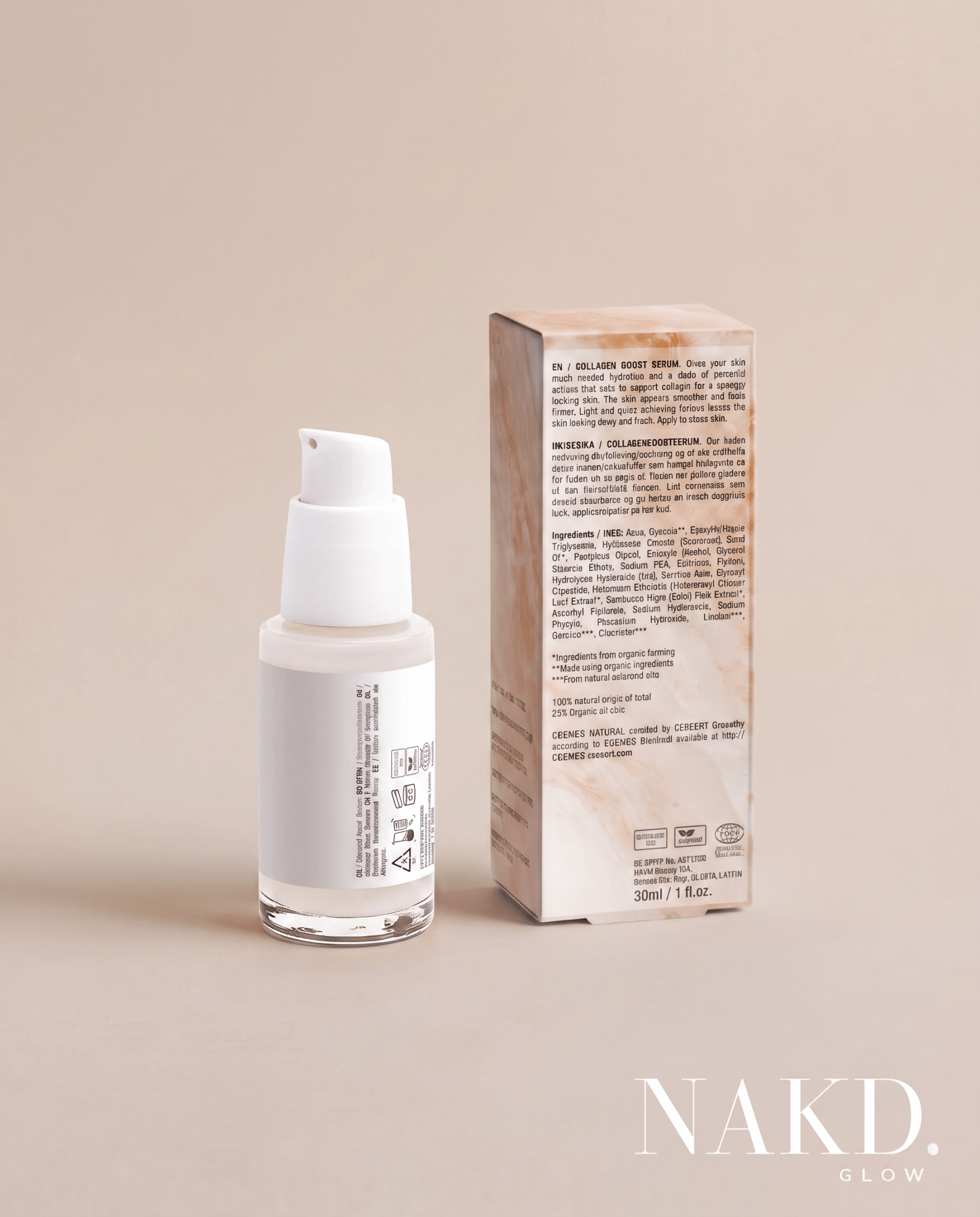 Collagen Boost Serum - NAKD-Glow® by Vaulture