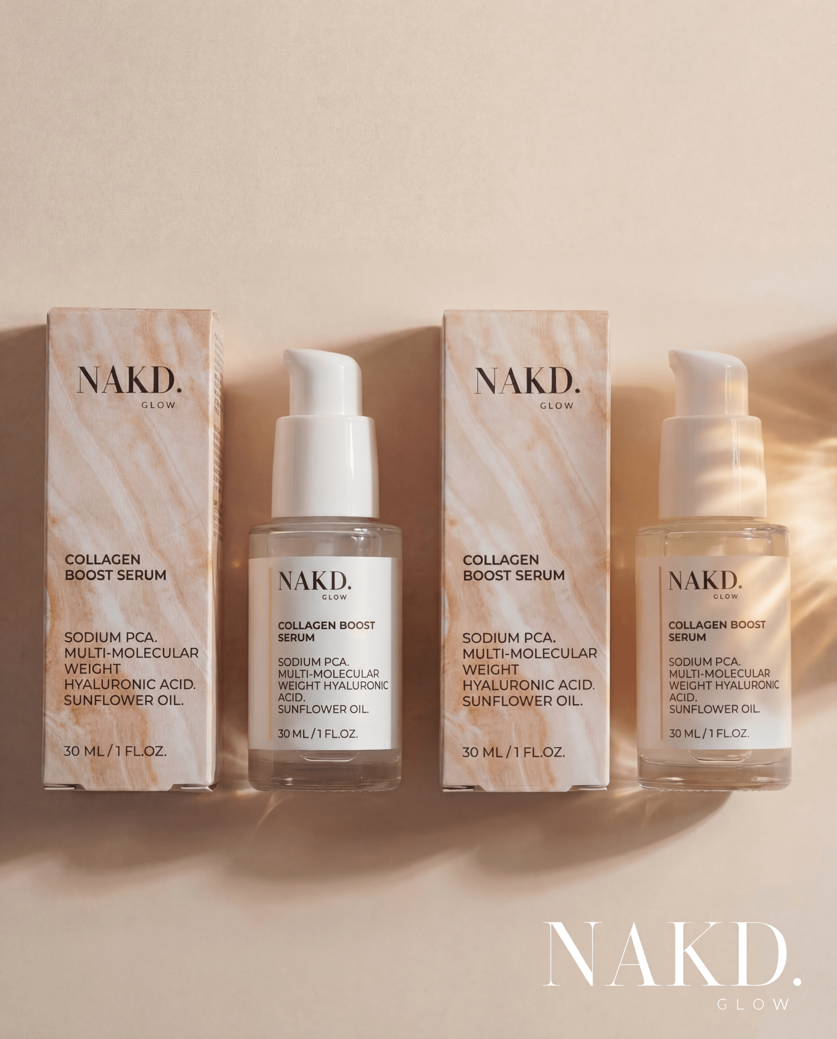 Collagen Boost Serum - NAKD-Glow® by Vaulture