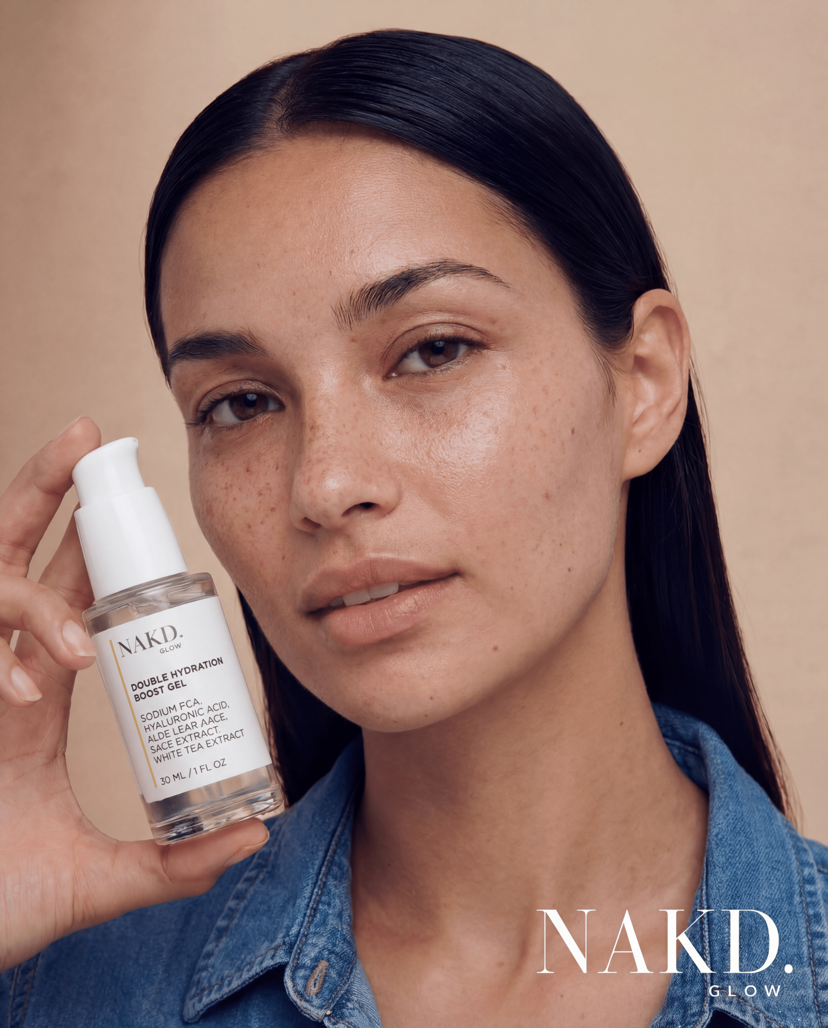 Double Hydration Boost Gel + HA - NAKD-Glow® by Vaulture