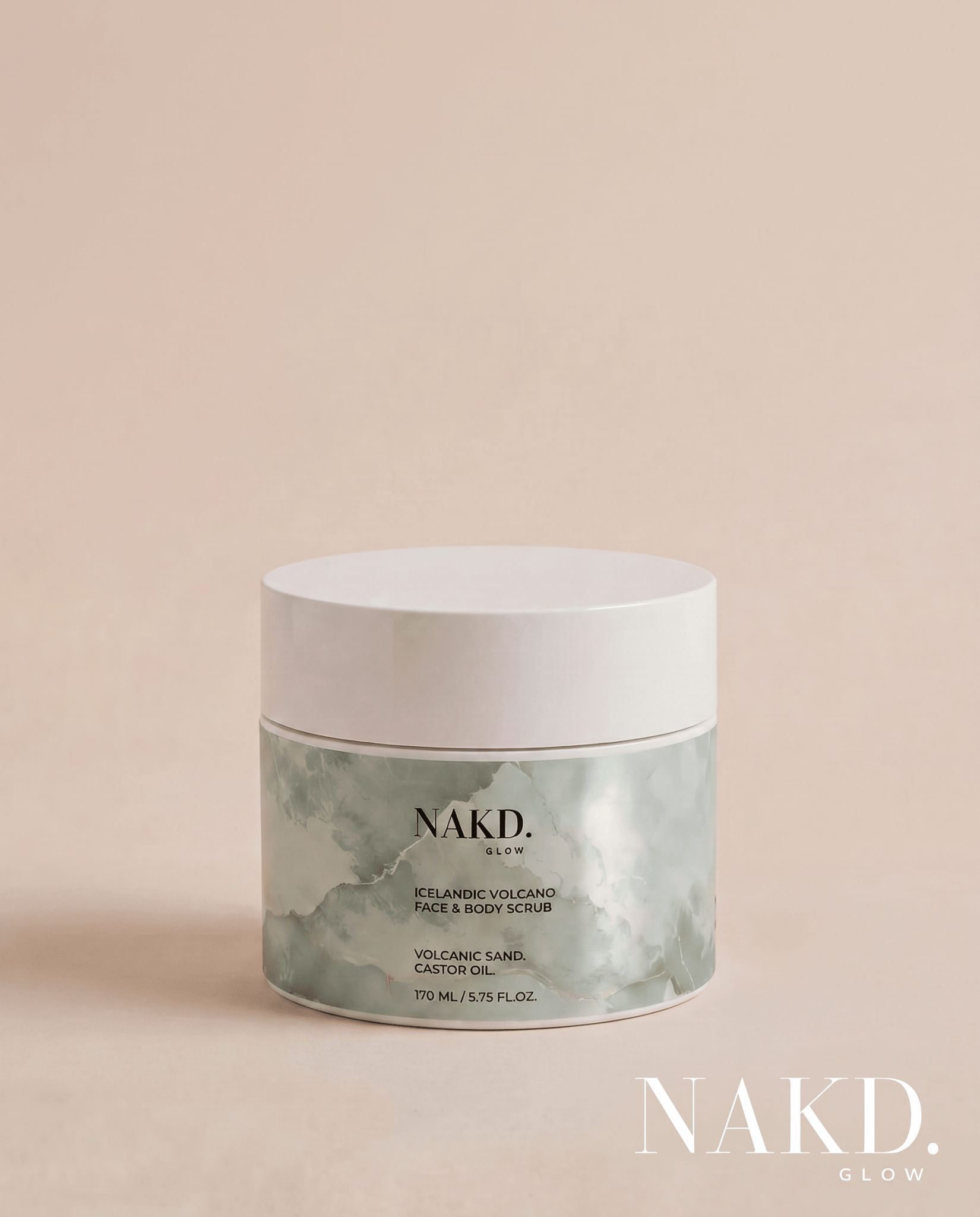 Icelandic Volcano Face & Body Scrub - NAKD-Glow® by Vaulture