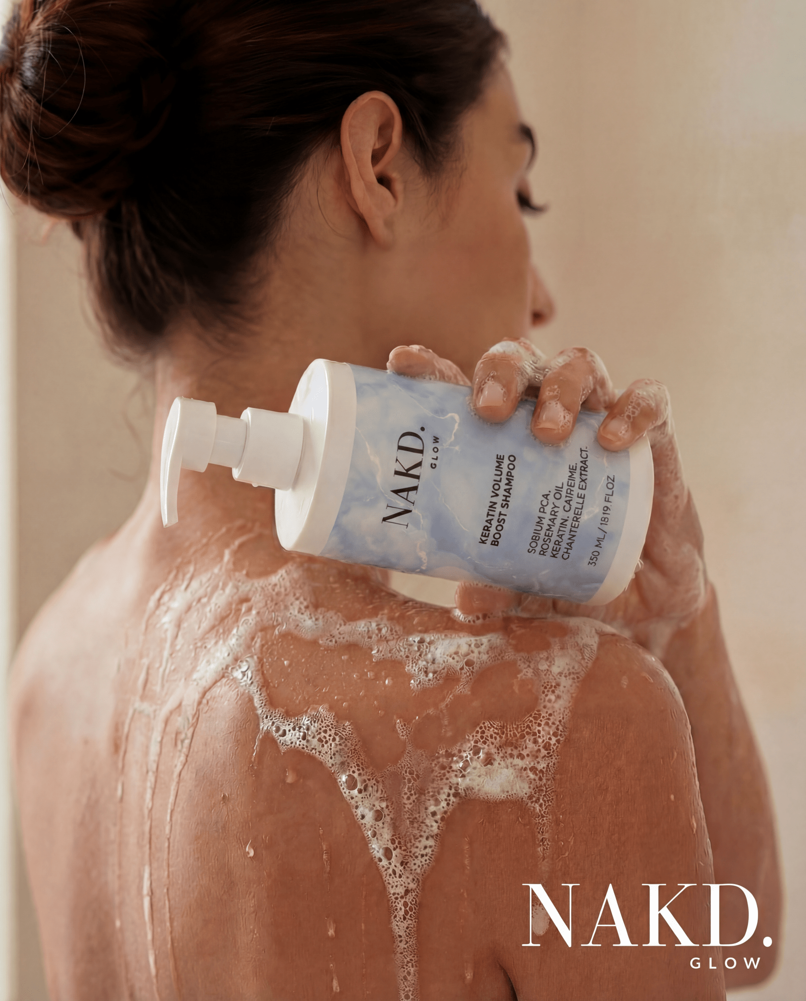 Keratin Volume Boost Shampoo - NAKD-Glow® by Vaulture
