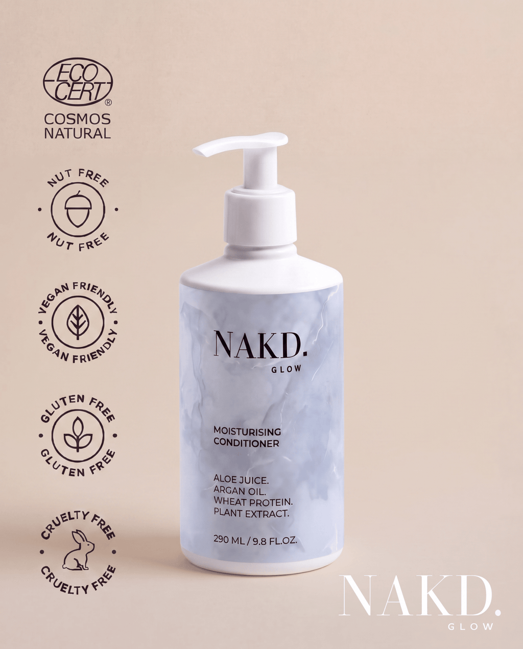 Moisturising Conditioner - NAKD-Glow® by Vaulture