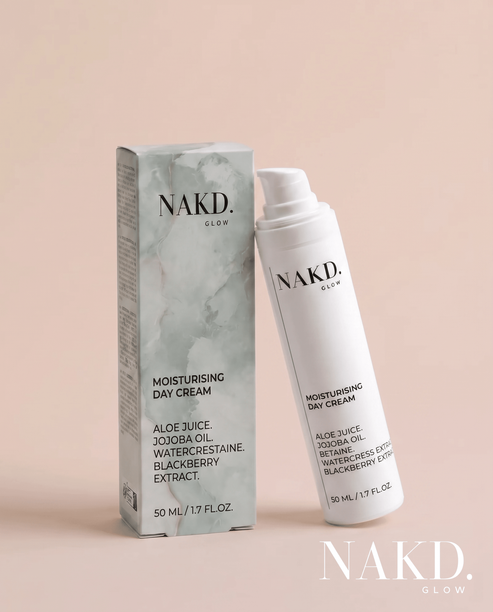 Moisturising Day Cream - NAKD-Glow® by Vaulture
