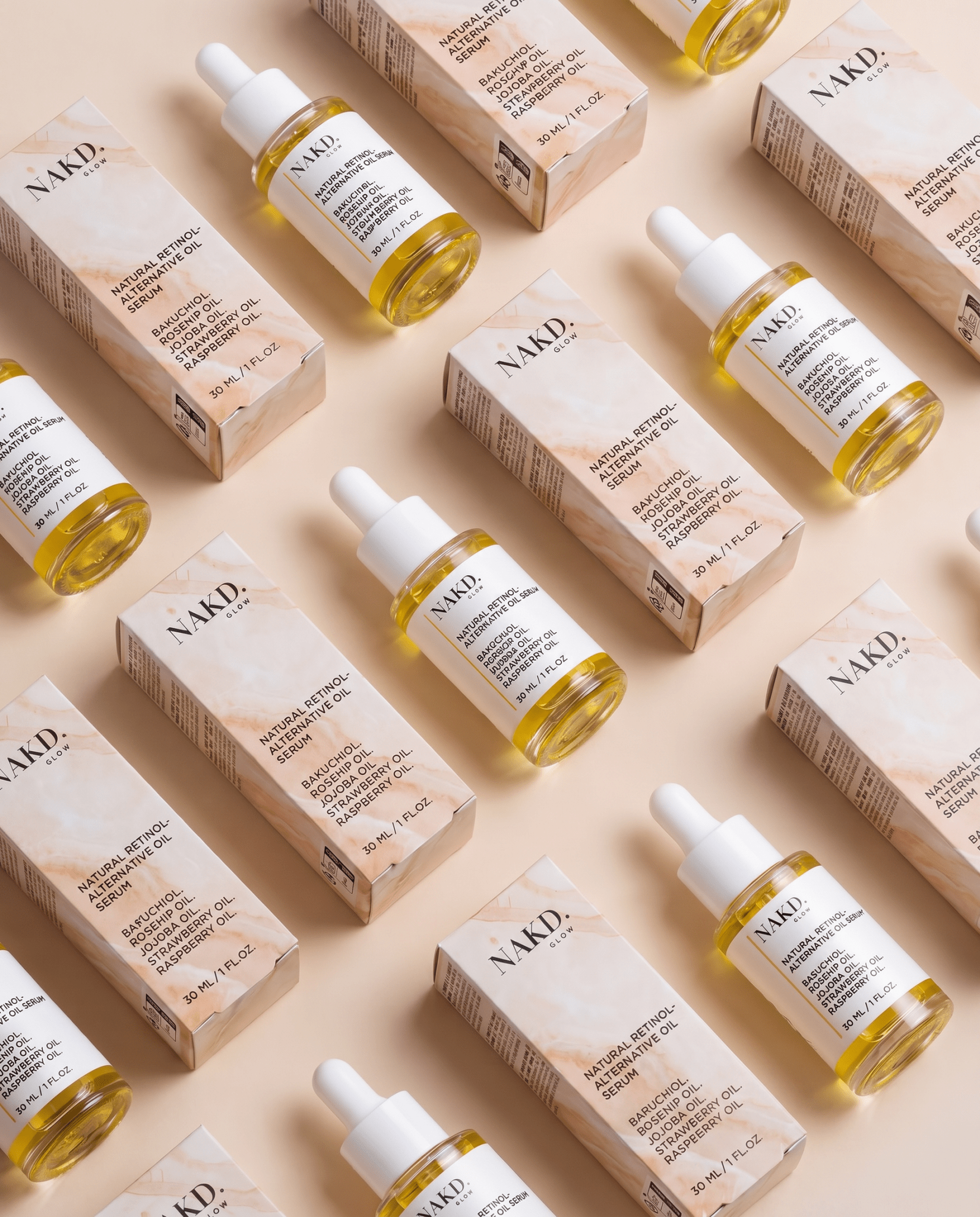 Natural Retinol Alternative Oil Serum - NAKD-Glow® by Vaulture