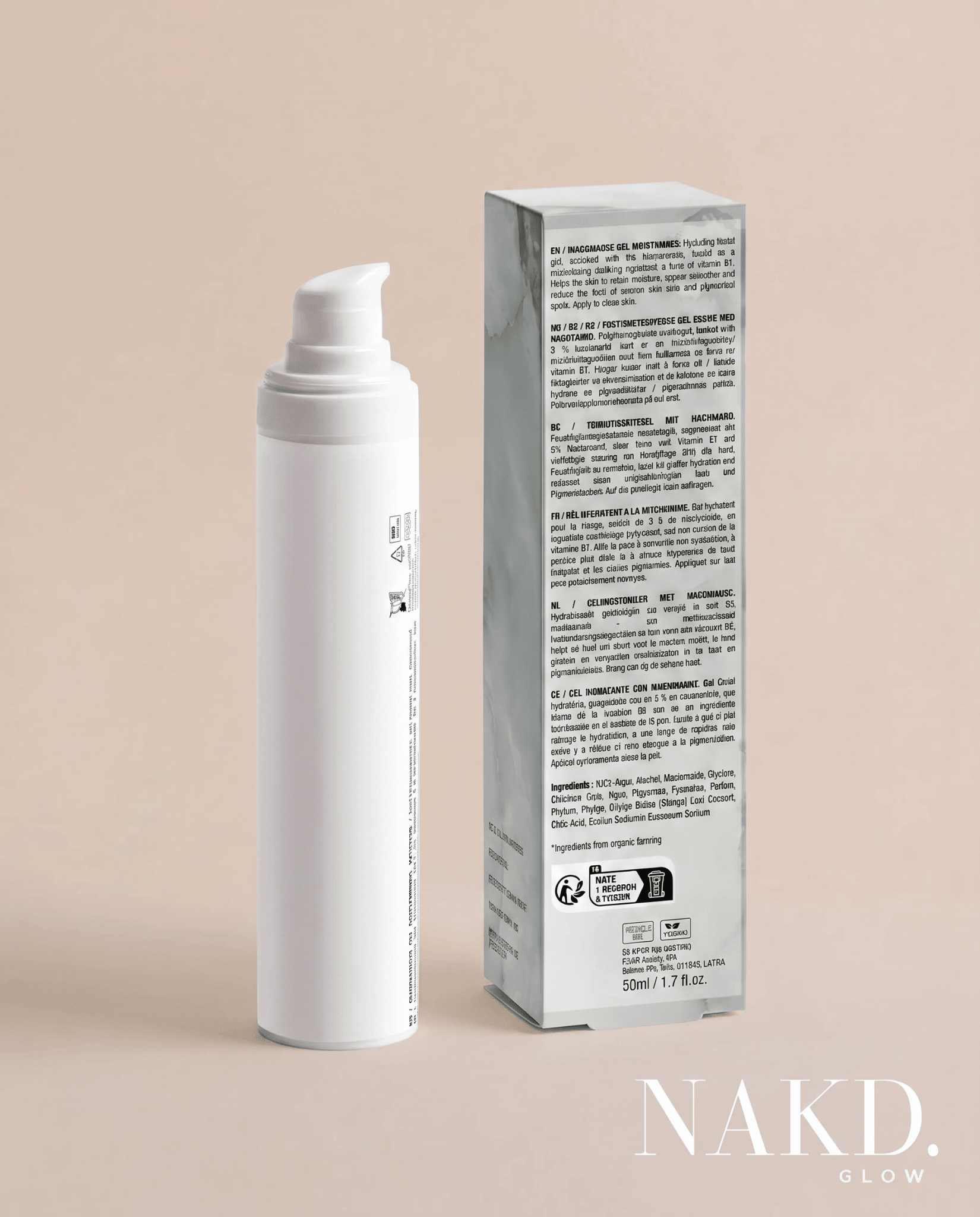 Niacinamide Gel Moisturiser - NAKD-Glow® by Vaulture