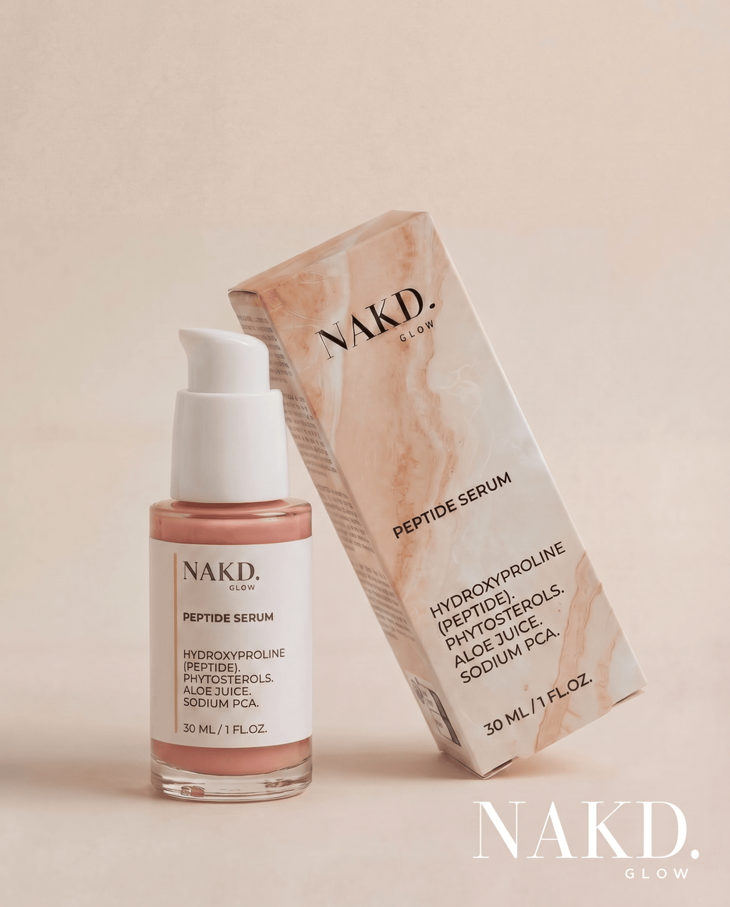 Peptide Anti-Aging Serum - NAKD-Glow® by Vaulture