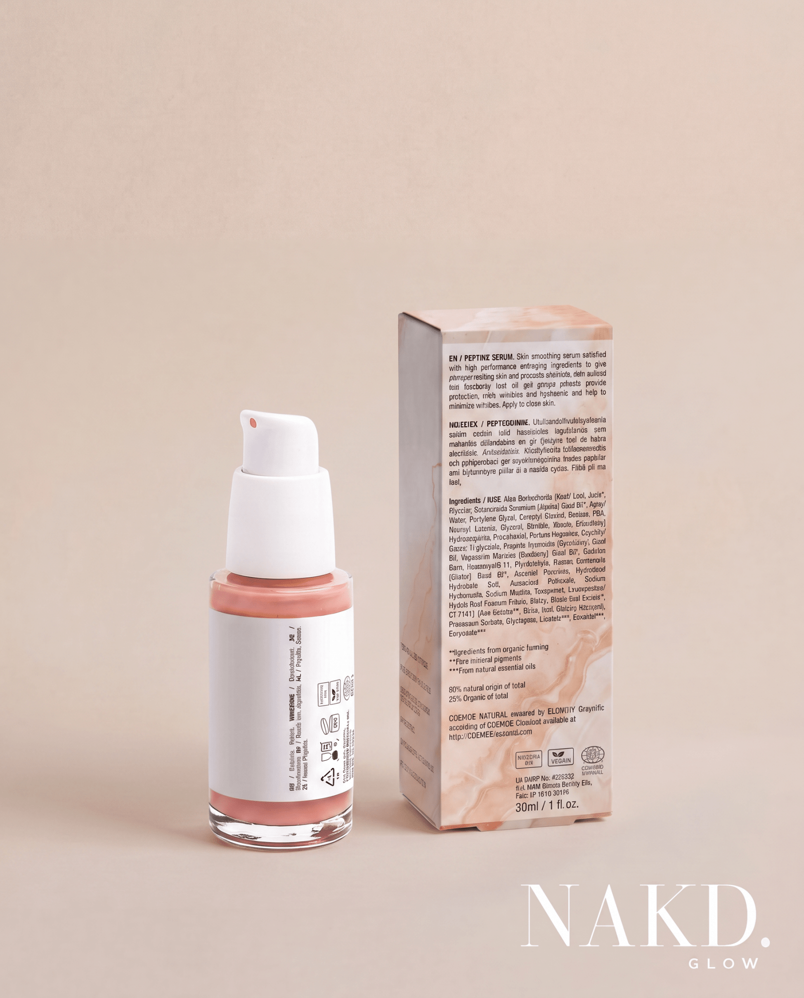 Peptide Anti-Aging Serum - NAKD-Glow® by Vaulture