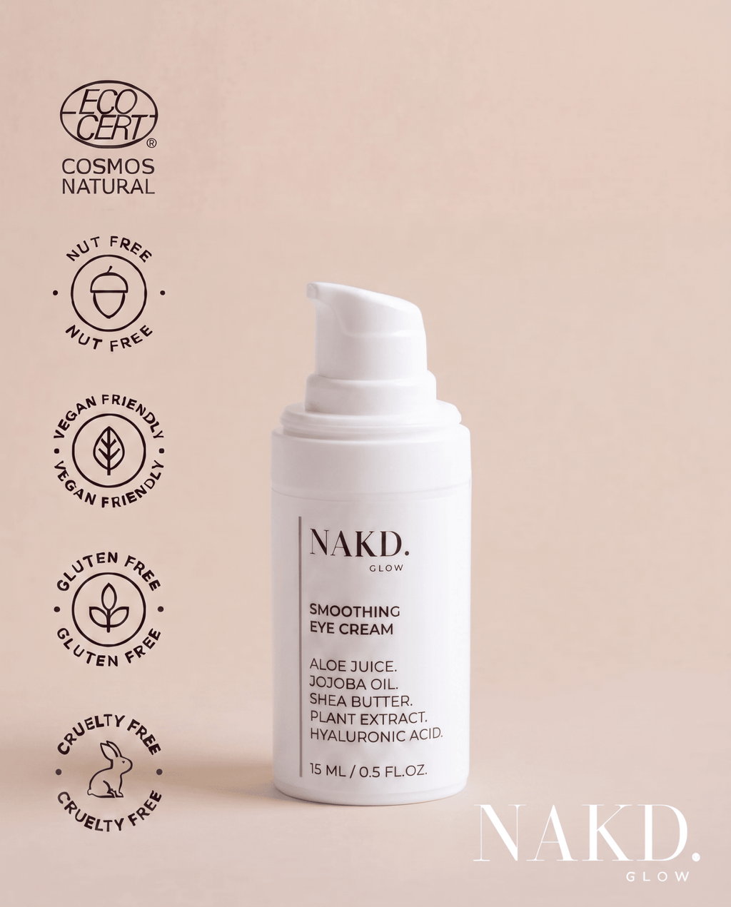 Smoothing Eye Cream - NAKD-Glow® by Vaulture