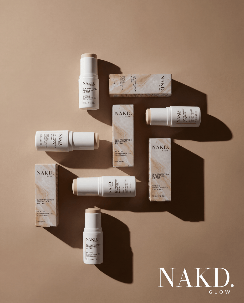 Sun Protection SPF50 Stick (no tint) - NAKD-Glow® by Vaulture