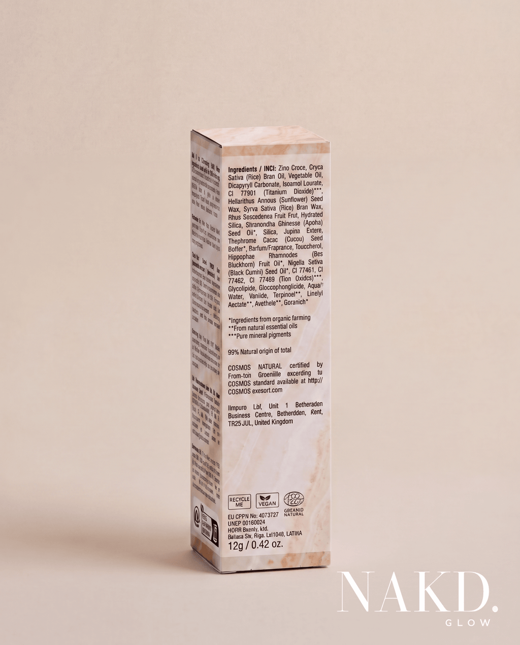 Sun Protection SPF50 Stick (with tint) - NAKD-Glow® by Vaulture