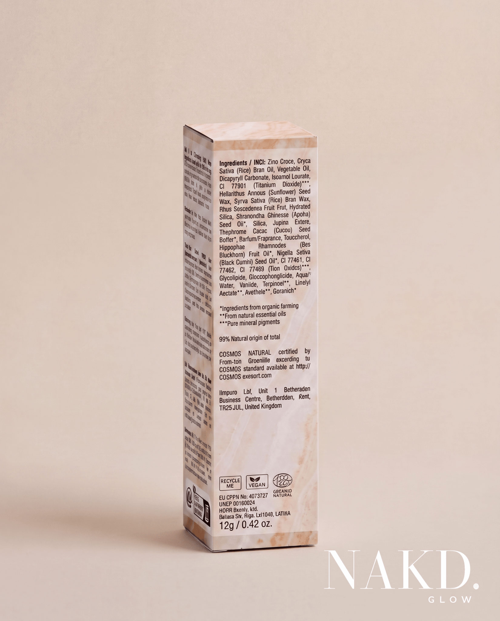 Sun Protection SPF50 Stick (with tint) - NAKD-Glow® by Vaulture