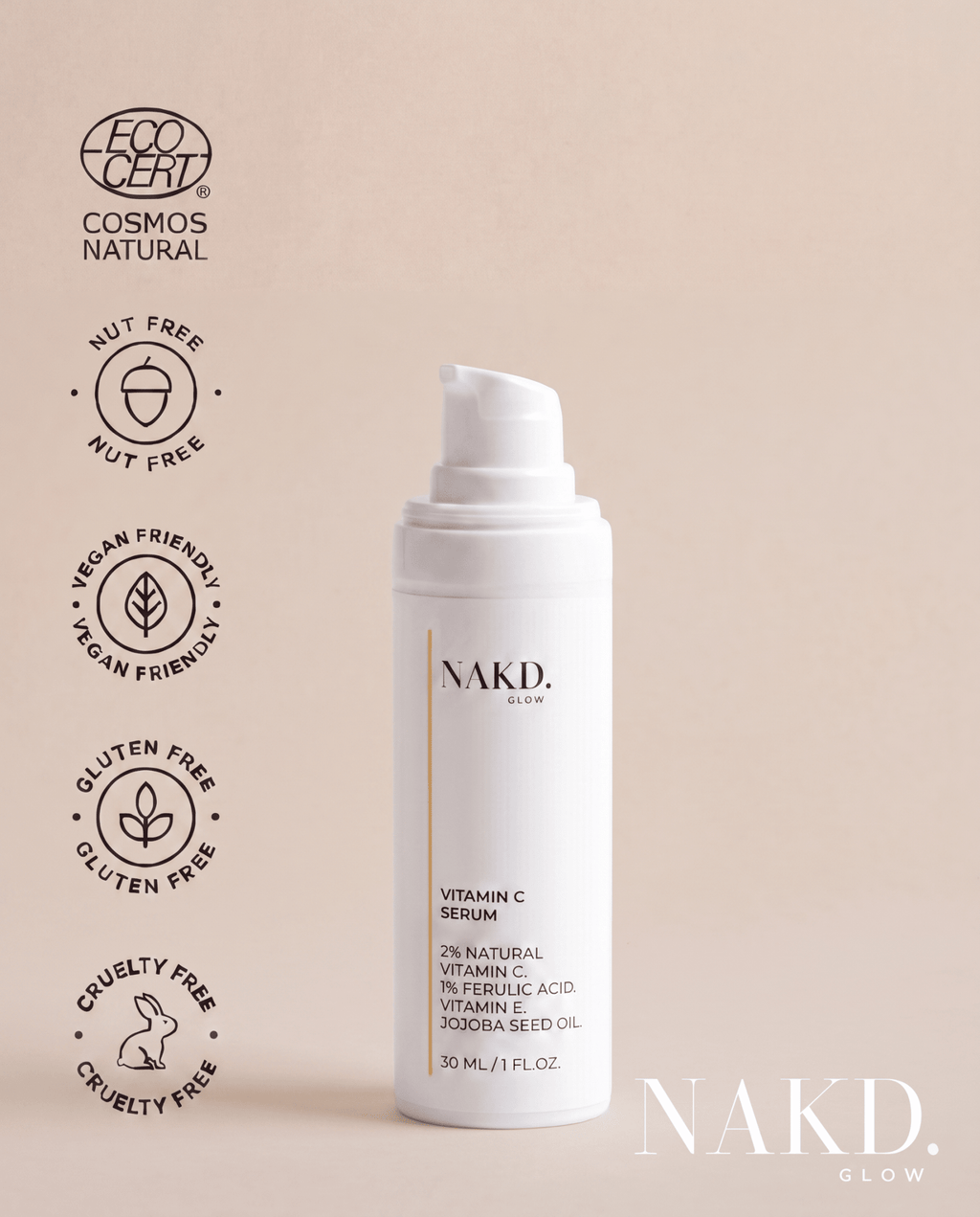 Vitamin C Serum - NAKD-Glow® by Vaulture