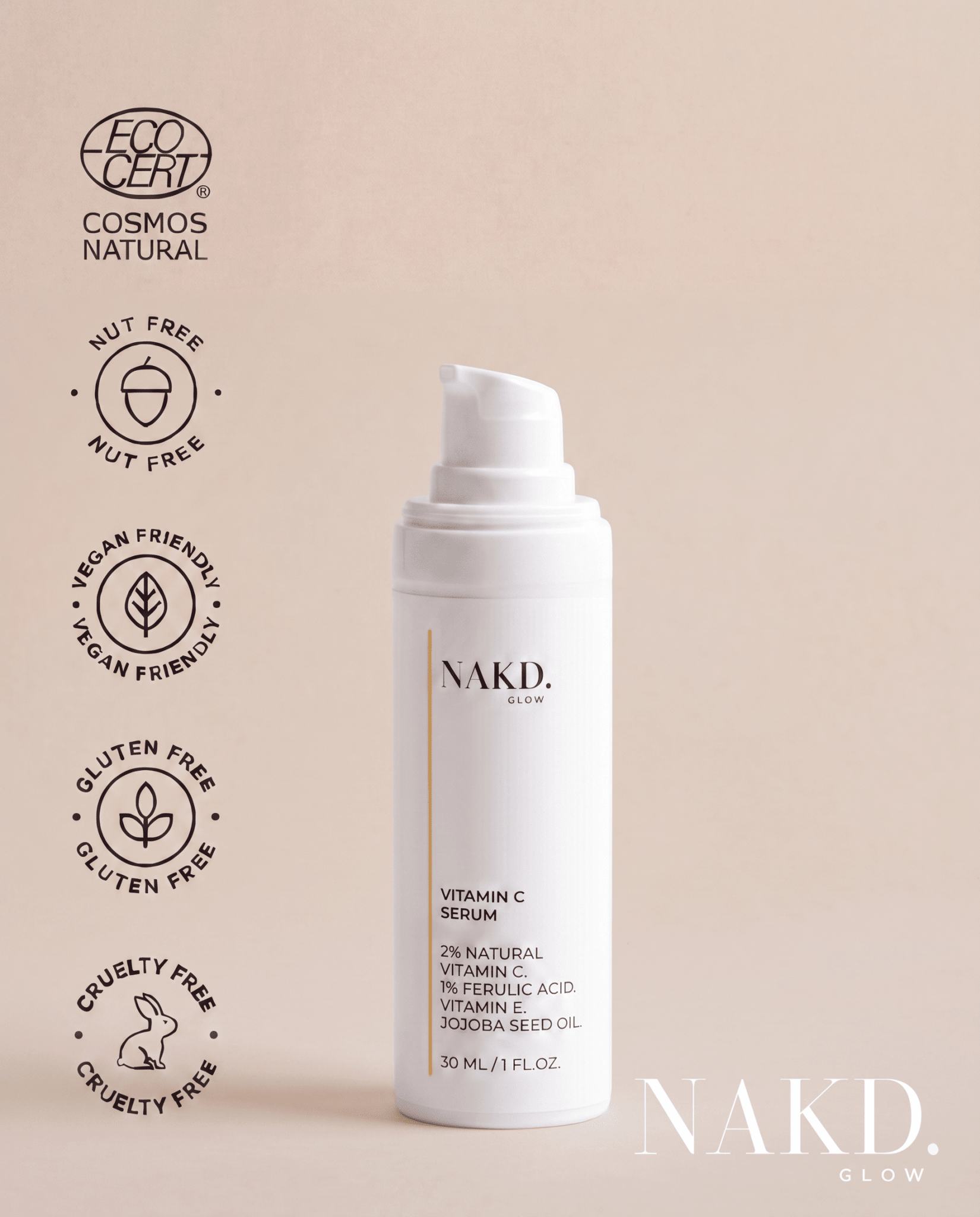 Vitamin C Serum - NAKD-Glow® by Vaulture